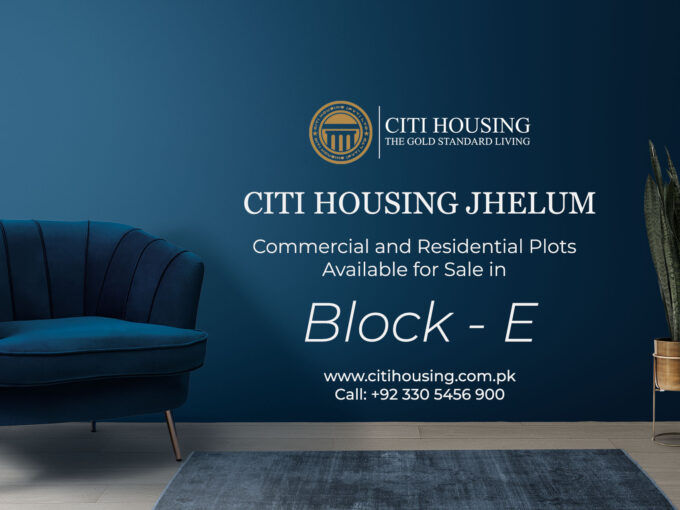 5 Marla Plot in E Block Citi Housing