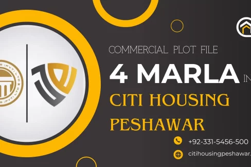 Book 4 Marla Commercial Plot in Citi Housing Peshawar