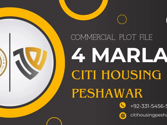 Book 4 Marla Commercial Plot in Citi Housing Peshawar