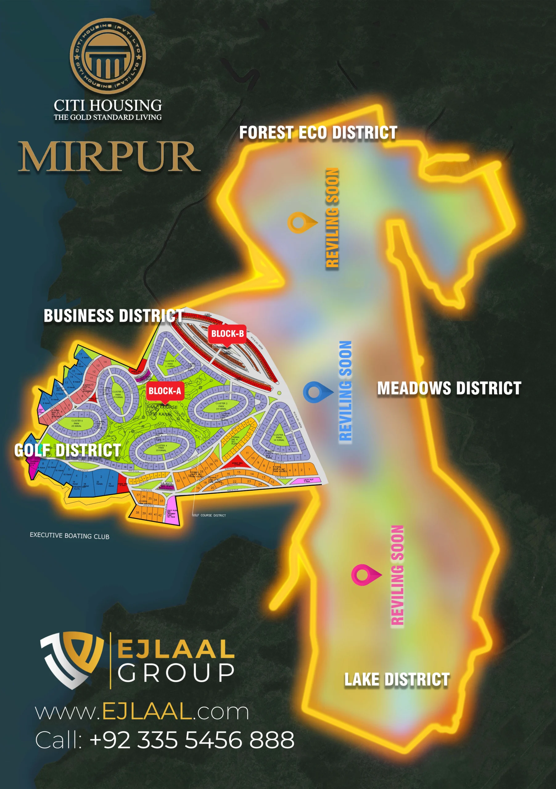 Citi Housing Mirpur Map