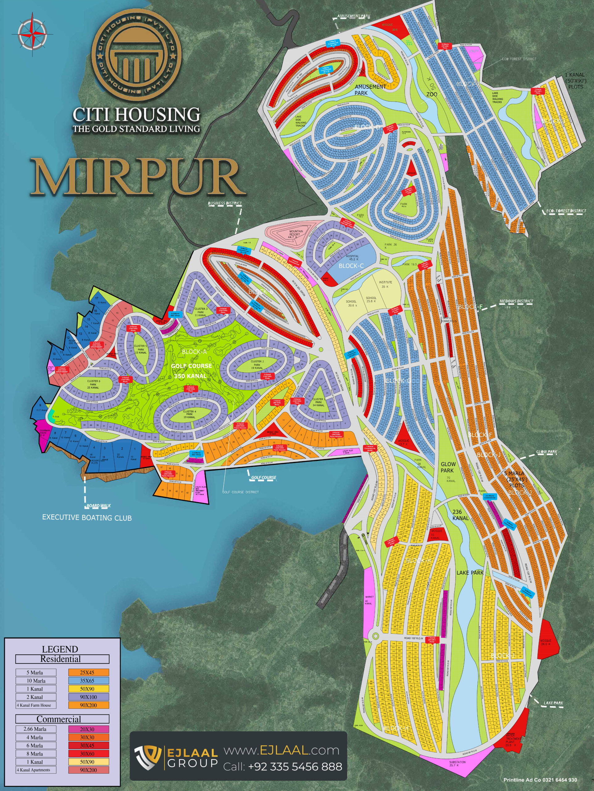 Citi Housing Mirpur Map